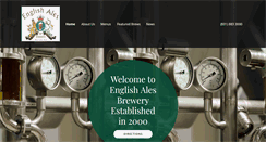 Desktop Screenshot of englishalesbrewery.com