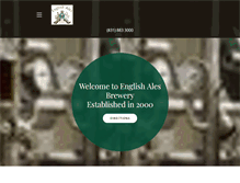 Tablet Screenshot of englishalesbrewery.com